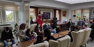 Öğretmen ve Öğrencilerden Kaymakam Abacı’ya Ziyaret