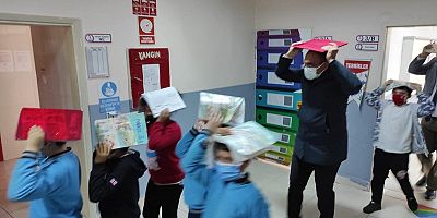 Okullarda ‘Deprem Anı ve Tahliye Tatbikatı’ Yapıldı