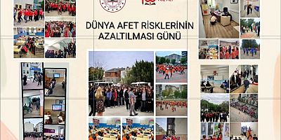 Okullarda Eş Zamanlı Afet Tatbikatı Yapıldı