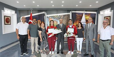 Olimpiyat Sporcularından Vali Toraman’a Ziyaret