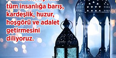 Özacar’dan Muharrem Ayı Mesajı