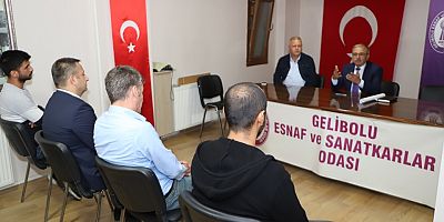 Özacar, Doğalgaz Çalışmalarıyla İlgili Esnafı Bilgilendirdi