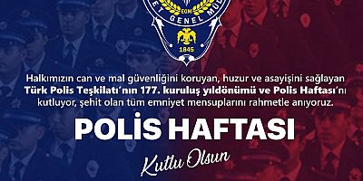 Özacar’ın Polis Günü Mesajı