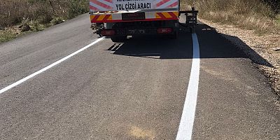 Özel İdare’den Yol Çizgi Çalışması