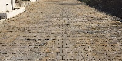 Parke Taşı Döşeme İşlemi Tamamlandı