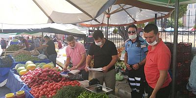 Pazarda Ölçü ve Tartı Aletleri Denetimi Yapıldı