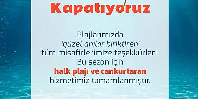 Plaj Sezonu Sona Erdi