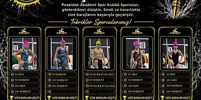 Poseidon Akademi Spor Kulübü Sporcularından Büyük Başarı