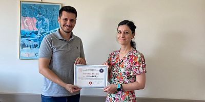 Psikolog Evrim Gök’e Teşekkür Belgesi Verildi