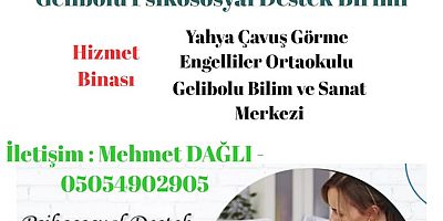 Psikososyal Destek Hizmetleri Başladı