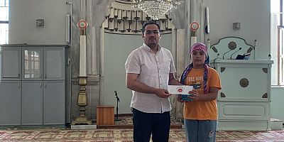 Resim Yarışmasında Dereceye Girenlere Hediyeleri Takdim Edildi