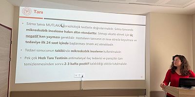 Sağlık Personeline Sıtma Eğitimi Verildi