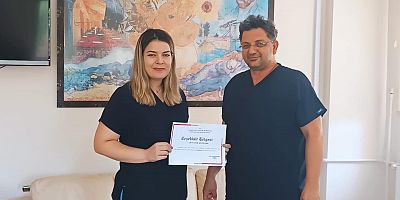 Sağlık Personellerine Teşekkür Belgesi