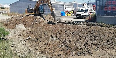 Sanayi Sitesindeki Çalışmalar Üst Yapıya Hazırlanıyor