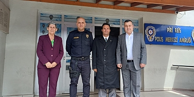 Siyasi Parti İlçe Başkanlarından Emniyet Müdürü Alay’a Ziyaret