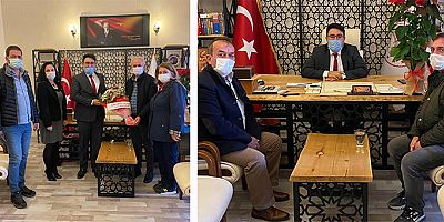 Siyasilerden İlçe Milli Eğitim’e Ziyaretler