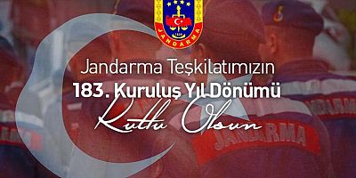 Siyasilerden Jandarmanın Kuruluş Yıldönümü Mesajları