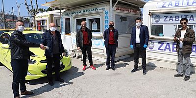 Şoför Esnafına Maske Dağıtıldı