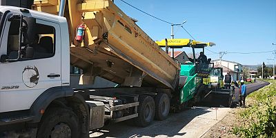 Süleymaniye-Evreşe Yolunda Sıcak Asfalt Çalışmaları Başladı