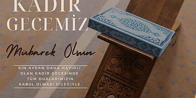 Sürücü’nün Kadir Gecesi Mesajı