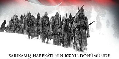 Sürücü’nün Sarıkamış Şehitlerini Anma Mesajı