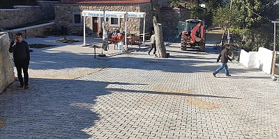 Tarihi Hamamın Çevre Düzenlemesi Sona Yaklaştı