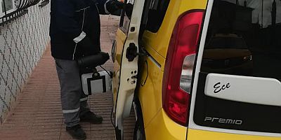 Ticari Araçlar Dezenfekte Edildi