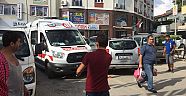 TRAFiK SIKIŞTI  AMBULANS ŞOFöRü ÇARESiZ KALDI
