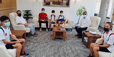 Triatlon Spor Kulübünden Kaymakam Kılınçkaya’ya Ziyaret