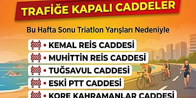 Triatlon Yarışları Nedeniyle Bu Caddeler Trafiğe Kapanacak