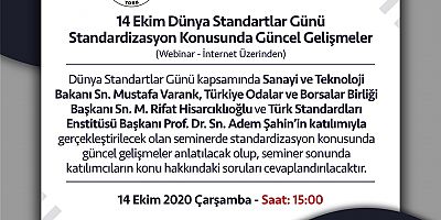 TSO’dan Online Seminer