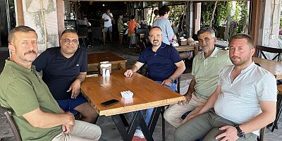 Turan, Assos Bölgesinde Muhtarlar ve İşletmecilerle Bir Araya Geldi