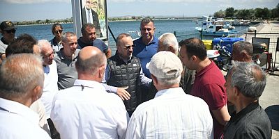 Turan, Çardak İskelesi’nde  İncelemelerde Bulundu