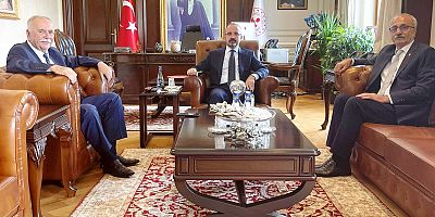 Turan, Gökhan’ı Makamında Ağırladı