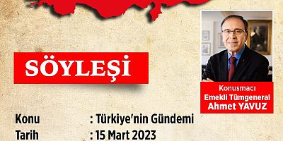 ‘Türkiye’nin Gündemi’ Konulu Söyleşi Gerçekleştirilecek
