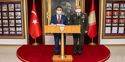 Vali Aktaş’tan, 15 Temmuz’da Korgeneral Aksakallı’ya Ziyaret