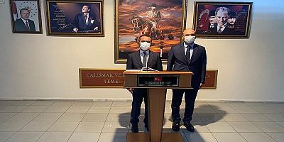 Vali Aktaş’tan Kaymakam Abacı’ya Hayırlı Olsun Ziyareti