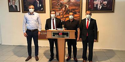 Vali Tavlı’dan İlçemiz Kaymakamlığına Veda Ziyareti