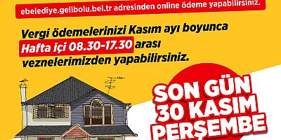 Vergiler İçin Son Gün 30 Kasım