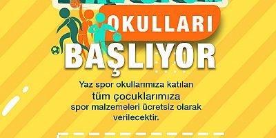 Yaz Spor Okulları Başlıyor