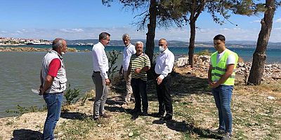 Yeni İskele İnşaat Alanında İnceleme Yaptılar