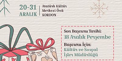 Yeni Yıl Pazarı 20 Aralık’ta Başlıyor!