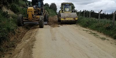 Yeniköy Bahçeler Yolunda Çalışmalar Başladı