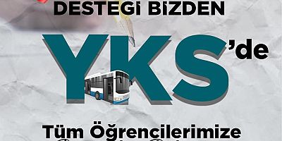 YKS Sınavına Girecek Öğrencilere Ulaşım Desteği