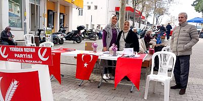 YRP Üye Çalışmaları İçin Stant Açtı
