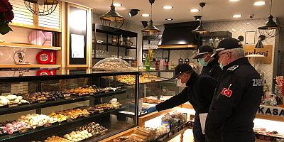 Zabıtadan Pastanelere Denetleme