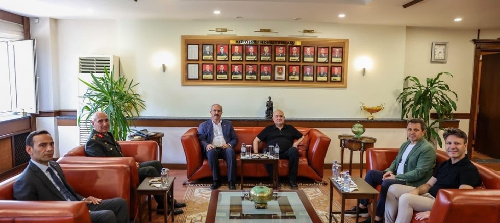 Vali Toraman’dan Kolordu Komutanı Yaldız’a Ziyaret