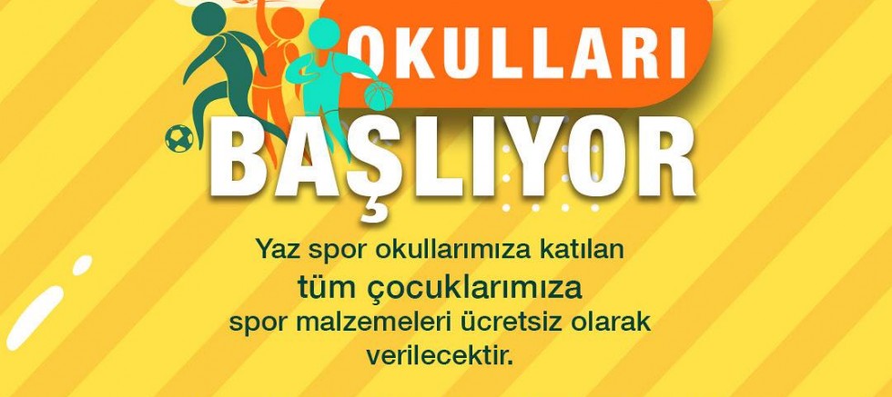 Yaz Spor Okulları Başlıyor