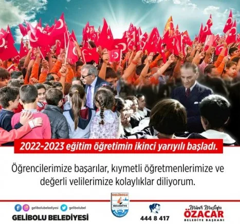 2022-2023 Eğitim Öğretimin İkinci Yarıyılı Başladı