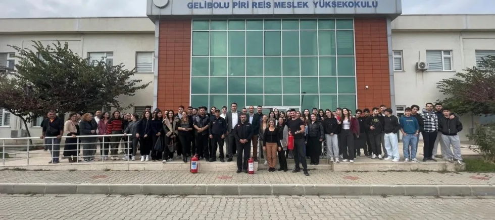 ‘Afet Farkındalık Eğitimi, Deprem Anı ve Yangın Söndürme Tatbikatı’